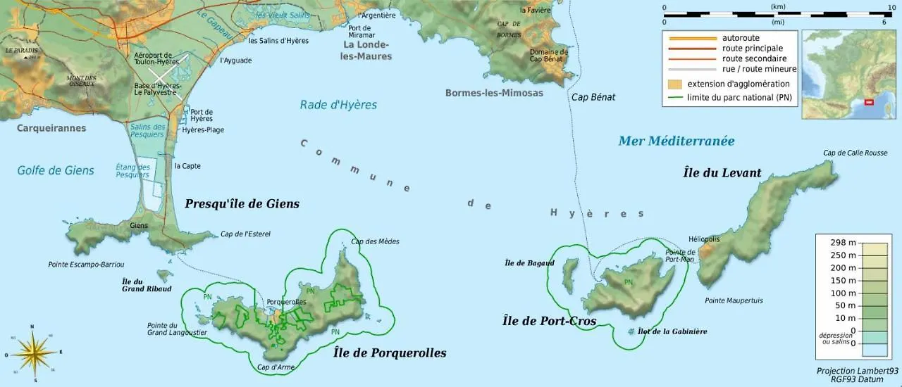 La Gavine Studio Vue Mer Hyères Lejlighed